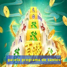 garoto programa de santos